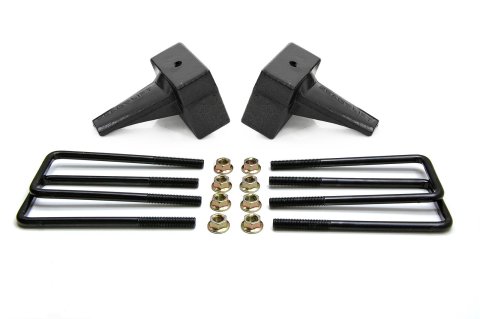 ReadyLift Suspension Rear Block Kits for 2009-2020 F-150 - 26-2104 Blocks, Kits, 4.00 in., Includes Blocks, Bump Stop Extensions, U-Bolts, Hardware, Ford, Kit