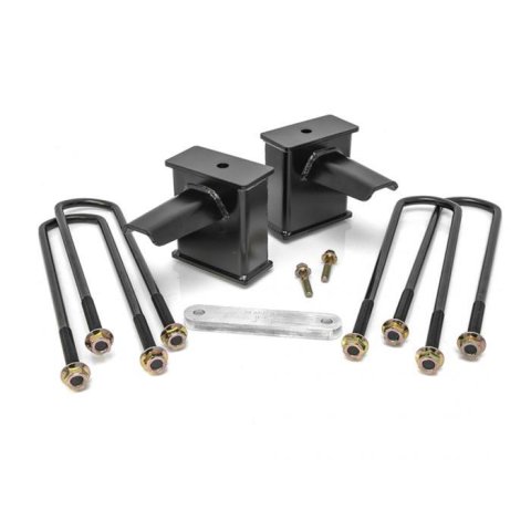 ReadyLift Suspension Rear Block Kits for 2017-2025 F-250 SUPER DUTY, F-350 DUTY - 26-2766 Lift, Leaf Spring Block, Cast Iron, Rear, 6.5 in., Ford, Kit