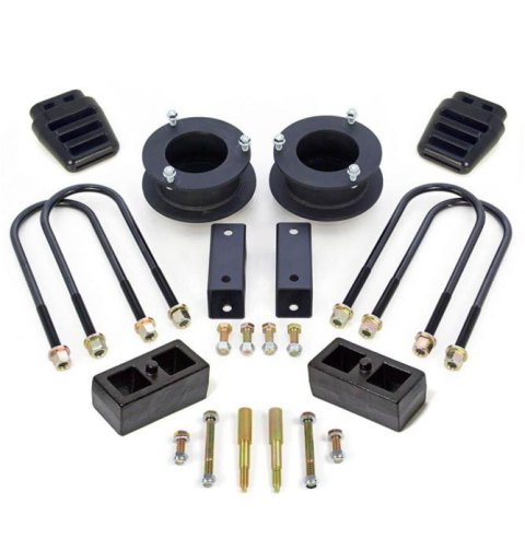 ReadyLift Suspension SST Lift Kits 69-1092 Lift, Spacers/Leaf Spring Blocks, 3.0 in. Front, 1.0 in. Rear, Dodge, Ram, Kit