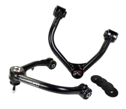 ReadyLift Suspension Leveling & Big Lift Control Arms for 2019-2025 SIERRA 1500, SILVERADO 1500 - 67-39640 Arms, Upper, Tubular, Leveling, Lift, Steel, Black Powdercoated, Chevy, GMC, Pair