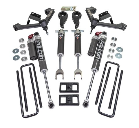 ReadyLift Suspension Lift Kits 62-30360 Kit, 3.0 in. Front, 1.0 in. Rear, Torsion Key, Leaf Spring Blocks, GMC, Chevy, Kit