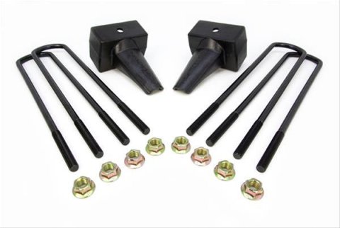 ReadyLift Suspension Rear Block Kits 26-3204 Lift, Leaf Spring Block, Cast Iron, Rear, 4.0 in., Chevy, GMC, Kit
