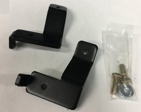 ReadyLift Suspension Brake Line Extension Brackets 47-6428 Hose Relocation Brackets, Steel, Black, Jeep, JK, Kit