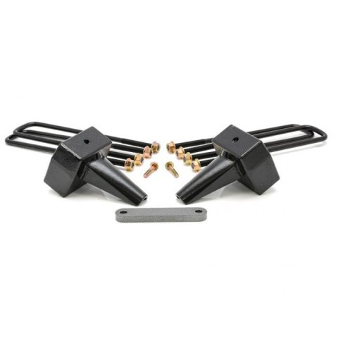 ReadyLift Suspension Rear Block Kits for 2017-2025 F-450 SUPER DUTY, F-350 2017-2024 F-250 DUTY - 26-2752 Lift, Leaf Spring Block, Cast Iron, Rear, 5.0 in., Ford, Kit