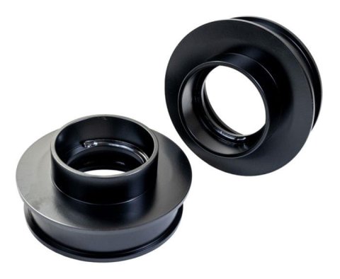 ReadyLift Suspension Coil Spring Spacers 26-54200 Spacers, Rear, Aluminum, Black, 2 in., Toyota, Pair