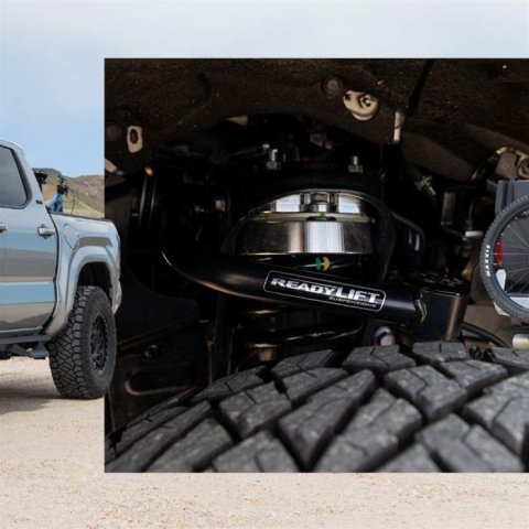 ReadyLift Suspension Leveling and Big Lift Control Arms 67-54000 Arms, Front Upper, Tubular, Leveling, Lift, Steel, Black Powdercoated, Toyota, Pair