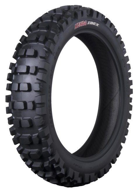 Kenda K774 Ibex Tires 120/100-18 Tire, Ibex, 120/100-18, Bias-Ply, Blackwall, Tube Type, Rear, Each