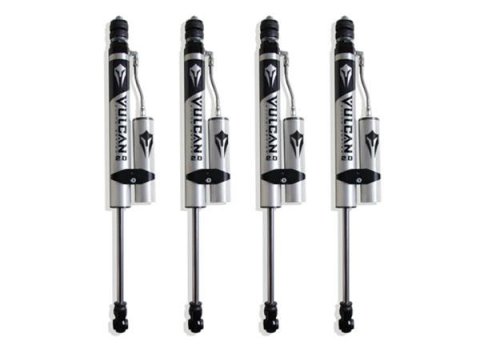 MaxTrac Suspension Shocks and Struts 947260VRA 2014-2024 RAM 2500 4WD F&R VULCAN SERIES RESERVOIR SHOCKS - 6" LIFT HEIGHT (FACTORY REAR AIR RIDE)