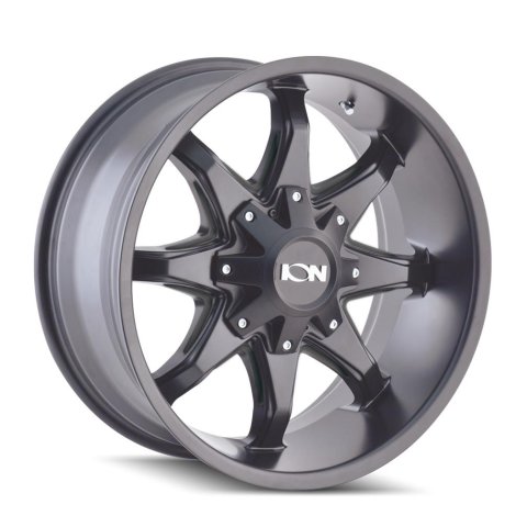 ION Alloy Series 181 Graphite Wheels 18x9 Wheel, 181, Graphite, Gloss, Aluminum, 18 in. x 9 in., +18.00mm Offset, 5.71 in. Backspace, 5 x 5.0 in. Bolt Pattern, Each
