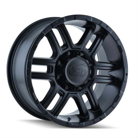 ION Alloy Series 179 Matte Black Wheels 20x9 Wheel, 179, 20 in. x 9 in., Aluminum, Black, 5 x 5.00 in. Bolt Circle, 5.472 in. Backspace, Each