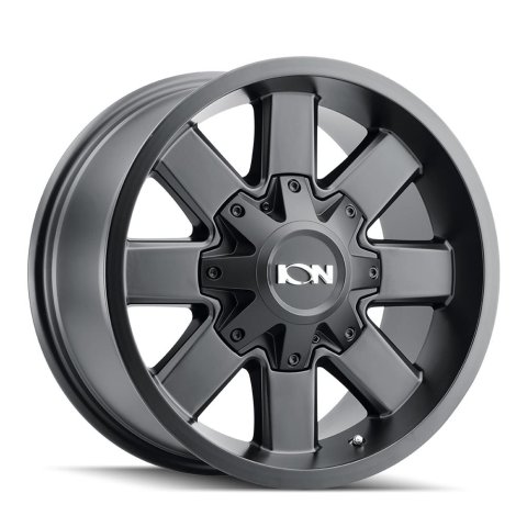 ION Alloy Series 141 Satin Black Wheels 18x9 Wheel, 141, Black, Satin, Aluminum, 18 in. x 9 in., +13.00mm Offset, 5.51 in. Backspace, 6 x 135mm Bolt Pattern, Each