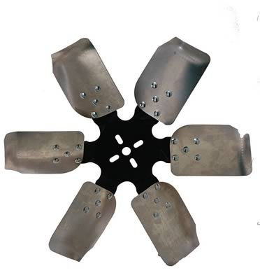 Derale Rigid Race Fans 17517 Fan, Rigid-Type, Race, Clockwise, 17 in. Diameter, Aluminum Blades/Steel Hub, Universal, Each