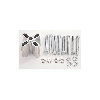 Derale Flex Fan Standard Spacers 31540 Spacer Kit, 2 1/4" long, Clear, 5/16-18 and 5/16-24 bolts included