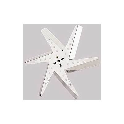 Derale Hi Performance Stainless Steel Flex Fans 19318 Fan, Flex-Type, Performance, Counterclockwise, 18 in. Diameter, Blades/Steel Hub, Universal, Each