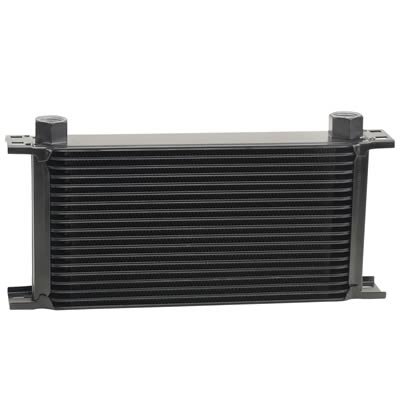Derale Stacked Plate Fluid Coolers 51978 Cooler, Plate, Aluminum, -10 AN O-ring Female Threads Inlet/Outlet, 6.437 x 13 x 2 in. Size, Each