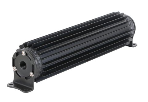 Derale Heat Sink Fluid Coolers 13270 Cooler, Type, 1-Pass, Aluminum, 12.625 in. x 1.375. x 3.25 in., 1/2 in. NPT, Inlet, Outlet, Each