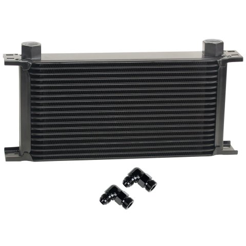 Derale Stacked Plate Fluid Coolers 51988 KIT-Stack Cooler 19 Row (-8AN 90° Swivel)