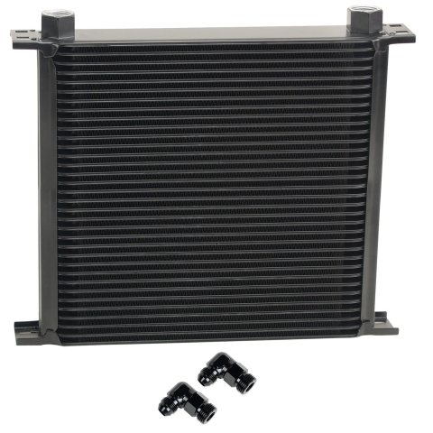 Derale Stacked Plate Fluid Coolers 53488 KIT-Stack Cooler 34 Row (-8AN 90° Swivel)