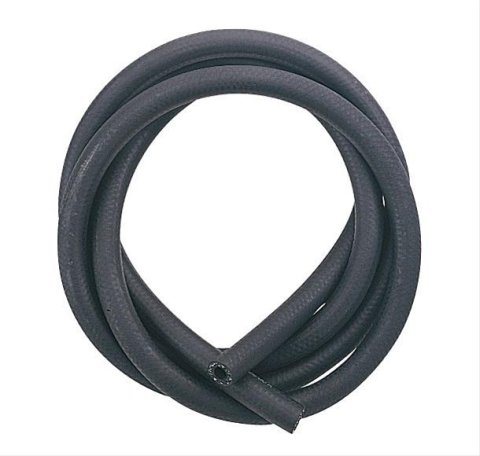 Derale Replacement Oil Hoses 15701 Hose, Rubber, Black, 0.500 in. I.D., 5 ft. Length, Each