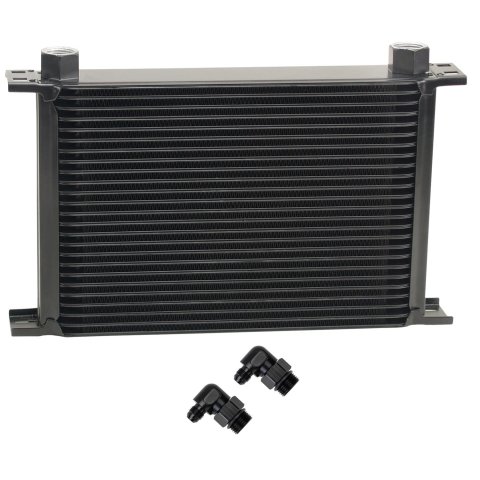 Derale Stacked Plate Fluid Coolers 52586 KIT-Stack Cooler 25 Row (-6AN 90° Swivel)