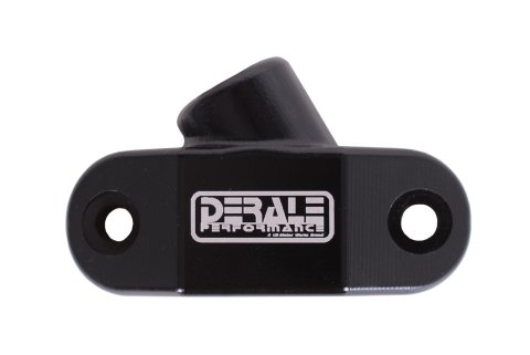 Derale LS Engine Oil Cooler Block-off Adapters 35601 Block Off, Cooler, Billet Aluminum, Black Anodized, GM, LS, Each