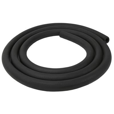 Derale Transmission Fluid Hoses 15740 Oil Hose, 1/2 in. Size, Rubber, Black, 8 ft. Length, Each