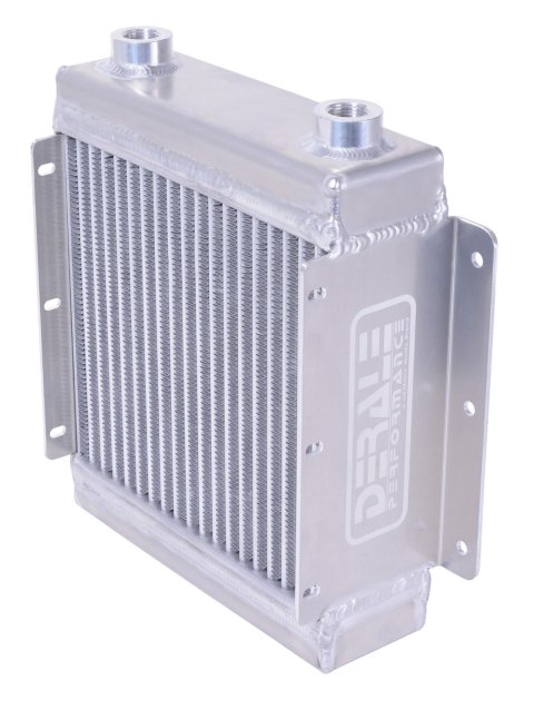 Derale Hi-Flow Racing Remote Fluid Coolers 61878 Cooler, Racing, 18 Rows, Aluminum, Universal, Each