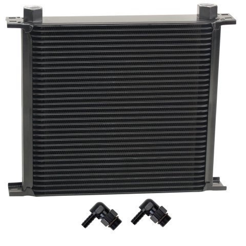 Derale Stacked Plate Fluid Coolers 53481 Stack Cooler 34 Row w/ 3/8" Swivel Hose Barb fittings