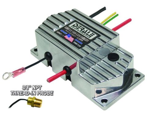 Derale High-Amperage Adjustable Fan Controllers 16779 Single Control, Thermostatic, Adjustable, 150 to 240 Degrees F, Kit