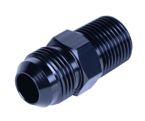 Derale AN to NPT Adapter Fittings 59310 Multi Purpose Fitting, Straight fitting, straight fitting, 1/2" npt x -10AN male