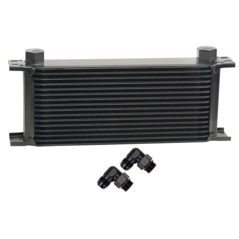 Derale Stacked Plate Fluid Coolers 51680 KIT-Stack Cooler 16 Row (-10AN 90° Swivel)