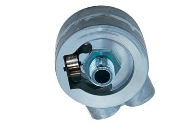 Derale Temperature Controlled Sandwich Adapter Kits 15702 Adapter, Oil Filter, Sandwich, Aluminum, Natural, 3/4-16 in. Thread, 3/8 in. NPT Inlet/Outlet, Each