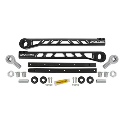 ADS Billet Control Arms 531ADS Arms, Rear Lower, Adjustable, Aluminum, Black Anodized, Ford, Pair