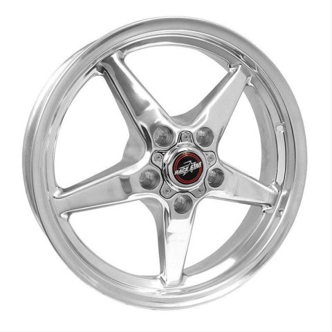 Race Star 92 Drag Polished Wheels 17x4.5 Wheel, Star, Aluminum, 5x4.75bs 2.50bc