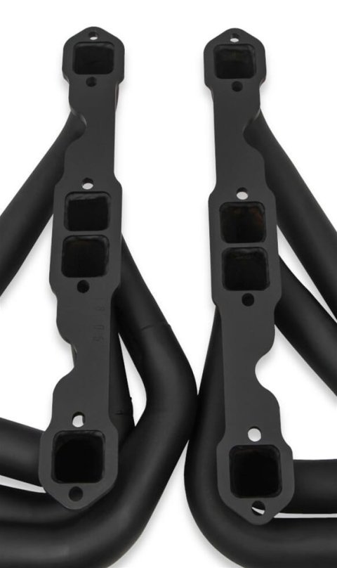 Hooker RacingHeart Street Stock Headers 2550HKR Headers, Stock, Long Tube, Steel, Black, GM Car, with Chevrolet, Small Block, Angle/Straight, Pair