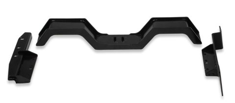 Hooker Blackheart Transmission Crossmembers 71222019HKR Crossmember, LS Engine Swap, Steel, Black Powdercoated, T56, 4L60E, 4L70E, 4L75E, TH400, Chevy, GMC, RWD, Each