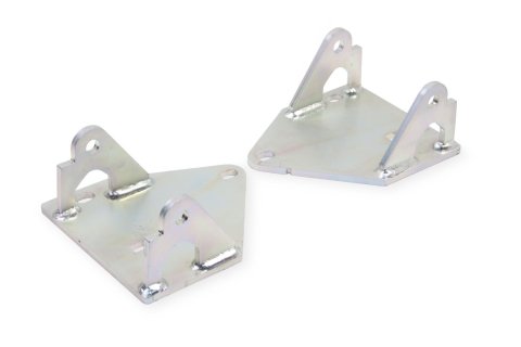 Hooker Blackheart Engine Mount Brackets 71221008HKR Mounts, Swap, Frame Mount, Bolt-In, Steel, Zinc, 1 in. Forward, GM, Small Block LS, Pair