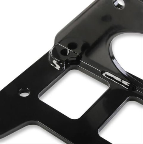 Hooker Blackheart Engine Mount Brackets 71221024HKR Mounts, Swap, Bolt-In, Steel, Black Powdercoated, Chevrolet, Pontiac, Kit