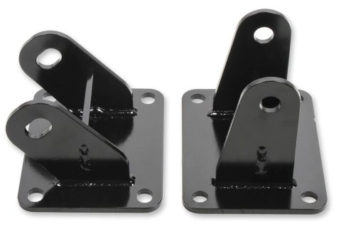 Hooker Blackheart Engine Swap Motor Mount Kits 71221022HKR Mounts, Swap, Block Mount, Bolt-In, Steel, Black Powdercoated, Ford Mustang, LS Swap, AJE K-Member, Pair