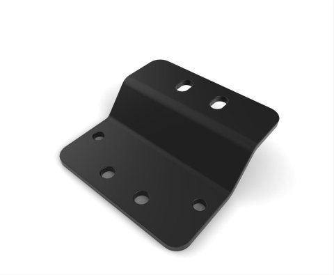 Hooker Transmission Crossmember Extension Brackets 12656HKR Bracket, Bolt-on, Steel, Black, Buick, Chevy, Pontiac, LS, 4L80E, Each