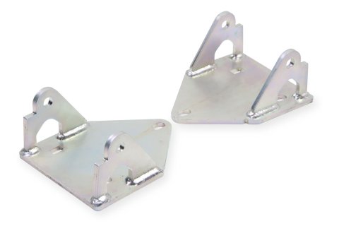 Hooker Blackheart Engine Mount Brackets 71221009HKR Motor Mounts and Inserts, Brackets, Frame Style, Bolt-in, Steel, Zinc Plated, Buick, Chevy, Olds, Pontiac, LS, Pair