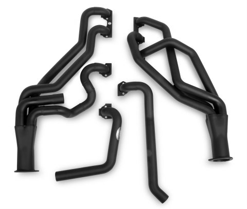 Hooker Super Competition Headers 6208HKR Headers, Competition, Long Tube, Steel, Painted, Ford, Mercury, Pair
