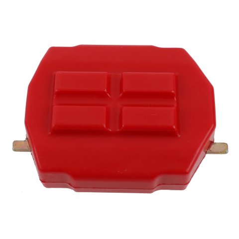 Hooker Blackheart Engine Mount Inserts 71221017HKR Insert, Polyurethane, Red, GM LS/LT, Each