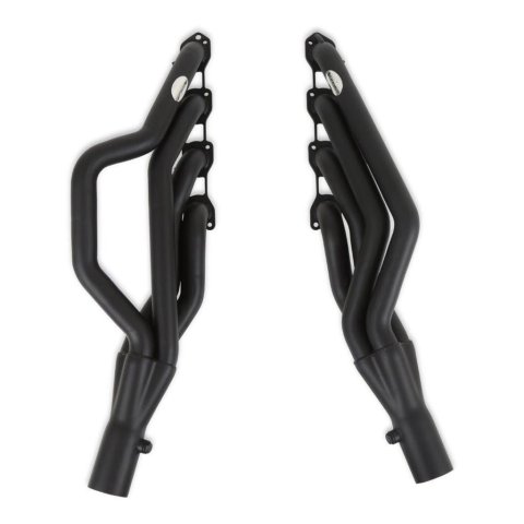 Hooker Blackheart Gen III Hemi Swap Headers BH2583 Headers, Blackheart, Mid-Length, Engine Swap, Steel, Black Painted, Dodge, Plymouth, Pair