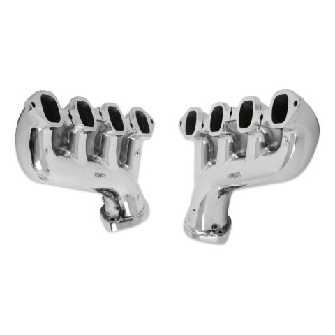 Hooker Blackheart Exhaust Manifolds BHS3117 Manifolds, Cast Stainless Steel, Polished, Chevy, LT Series Engines, Pair