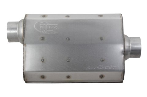 Hooker Aero Chamber Steel 3 Inch Muffler 21505HKR Muffler, Chamber, in. Inlet/3 in. Outlet, Steel, Aluminized, Each