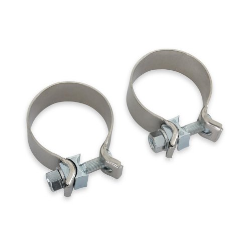 Hooker Blackheart Exhaust Tips BH14352 Tips, Stealth Exit, 2.5 in., 409 Stainless Steel, Natural, Chevy, GMC, Pair