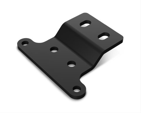 Hooker Transmission Crossmember Extension Brackets 71223003HKR Brackets, Brackets, Steel, Black, 4L70E, 4L60E, Chevy, Pontiac, Each