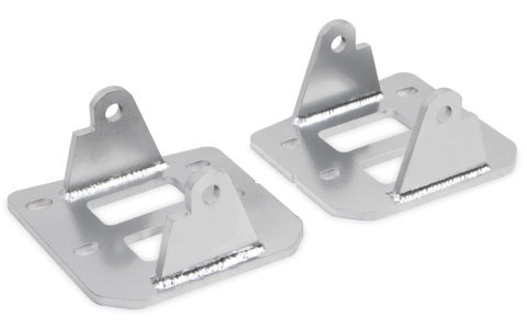 Hooker Blackheart Engine Swap Motor Mount Kits 71221006HKR Mounts, Swap, Frame Plate, Bolt-In, Steel, Zinc, GM, Small Block LS, Pair