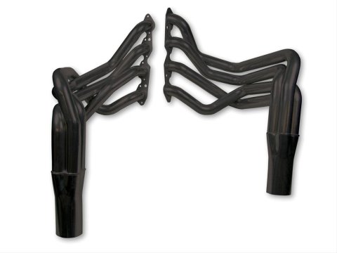 Hooker Super Competition Sidemount Headers 2222HKR Headers, Competition, Side Mount, Steel, Painted, Chevy, 396, 402, 427, 454, Pair